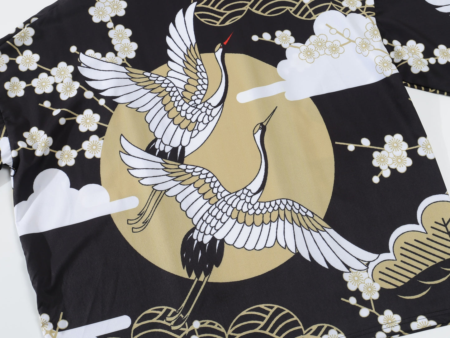 haori jacket crane