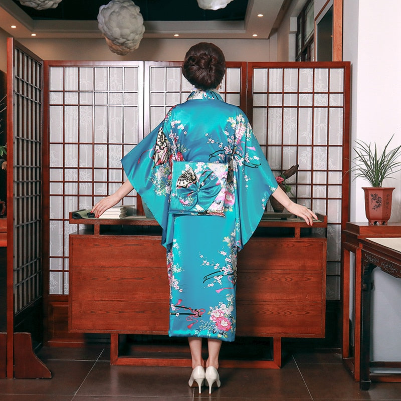 multicolor kimono