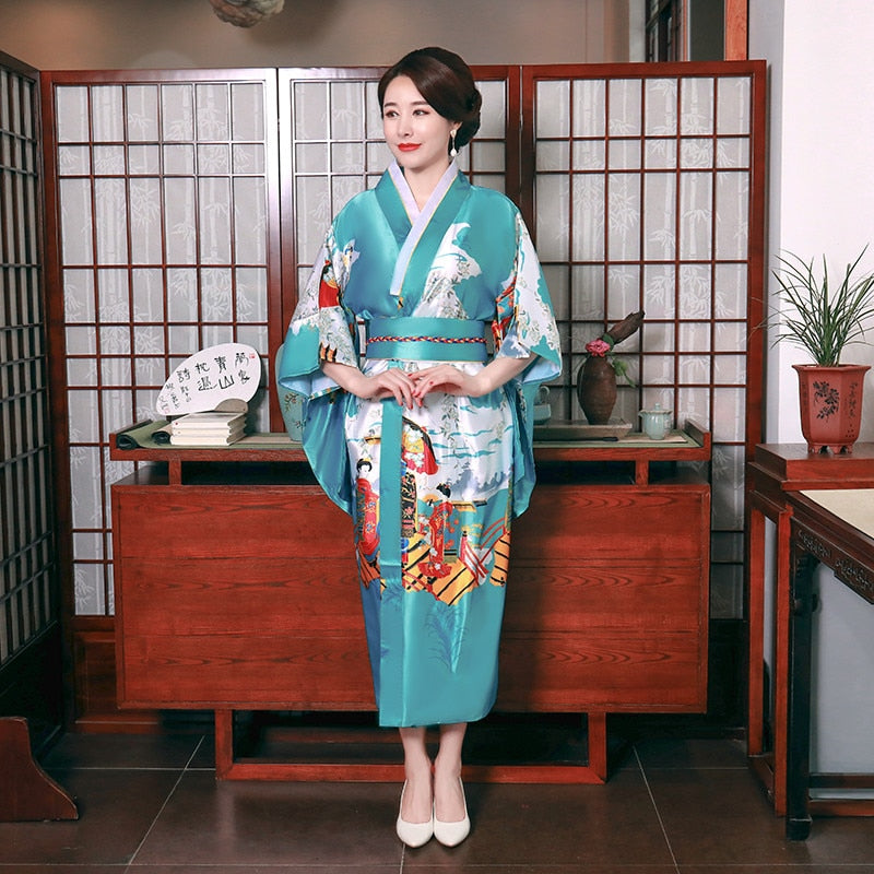 multicolor kimono