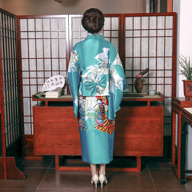 multicolor kimono