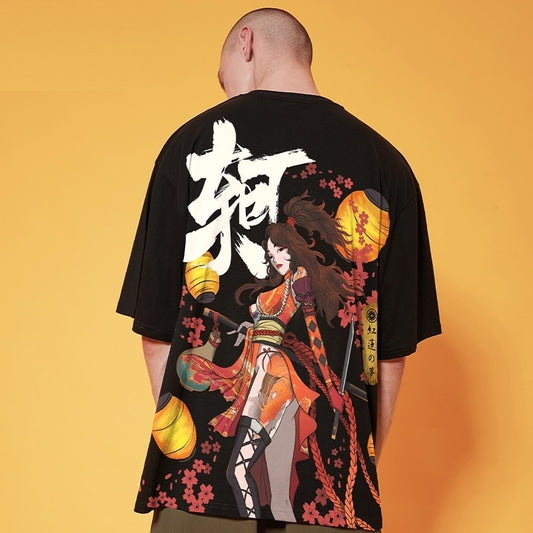 warrior girl t-shirt