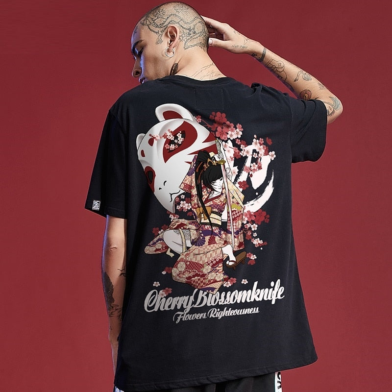 kitsune blossom t-shirt