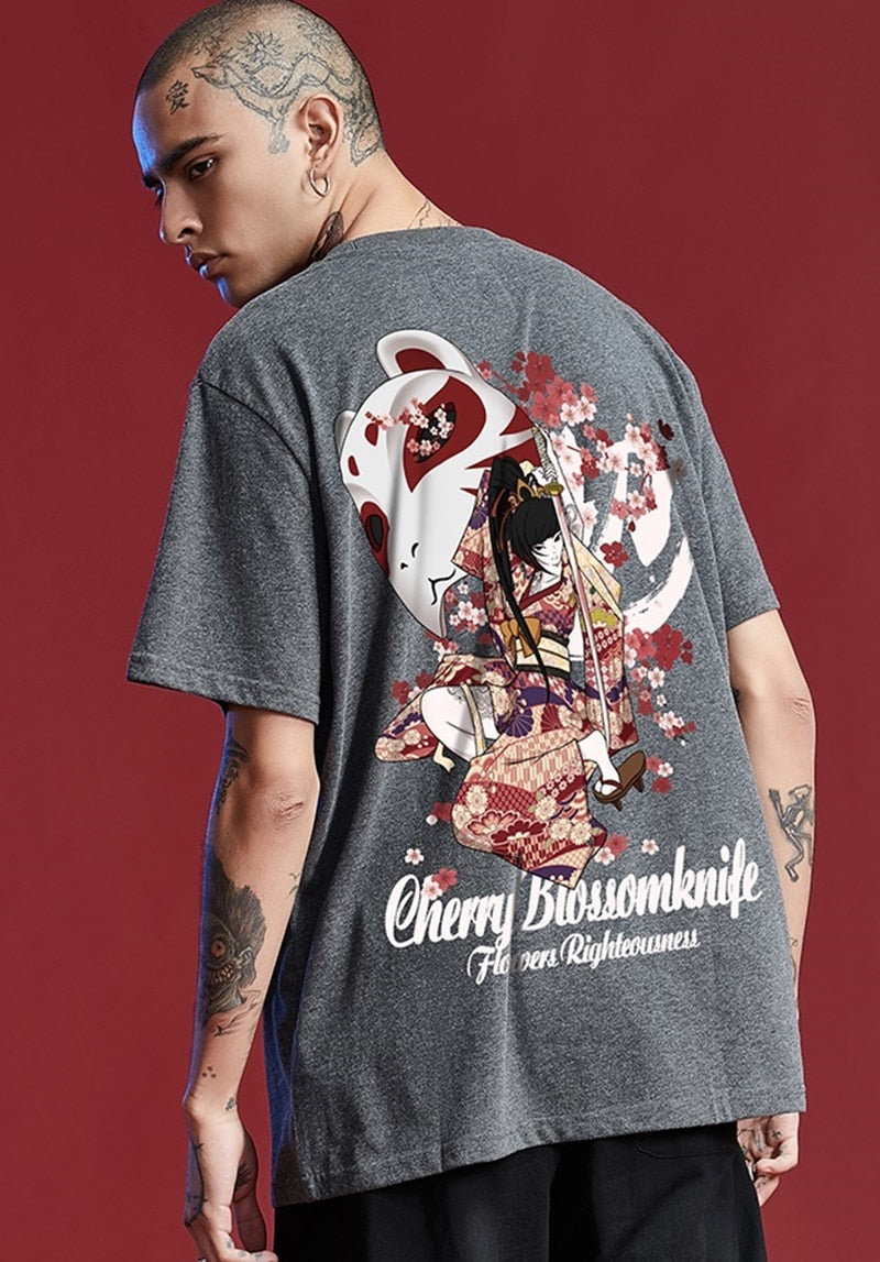 kitsune blossom t-shirt