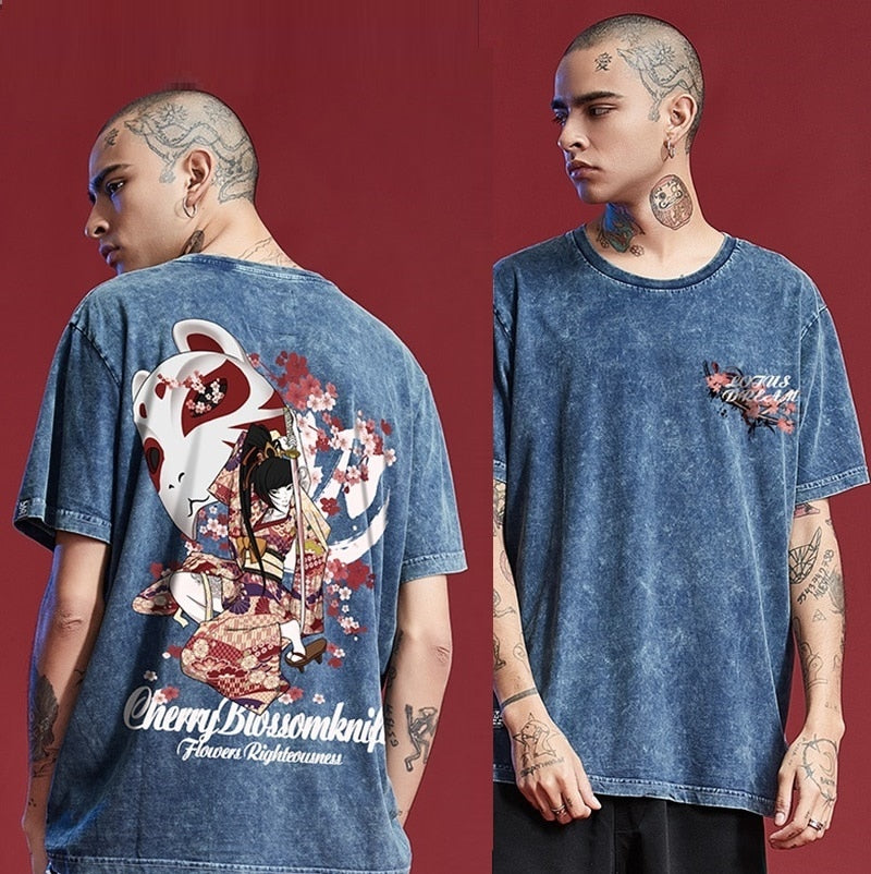 kitsune blossom t-shirt