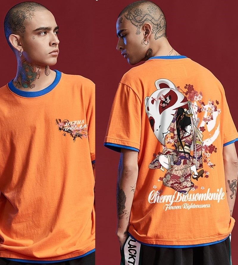 kitsune blossom t-shirt