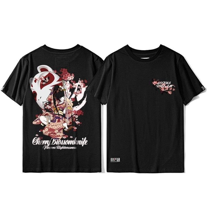 kitsune blossom t-shirt