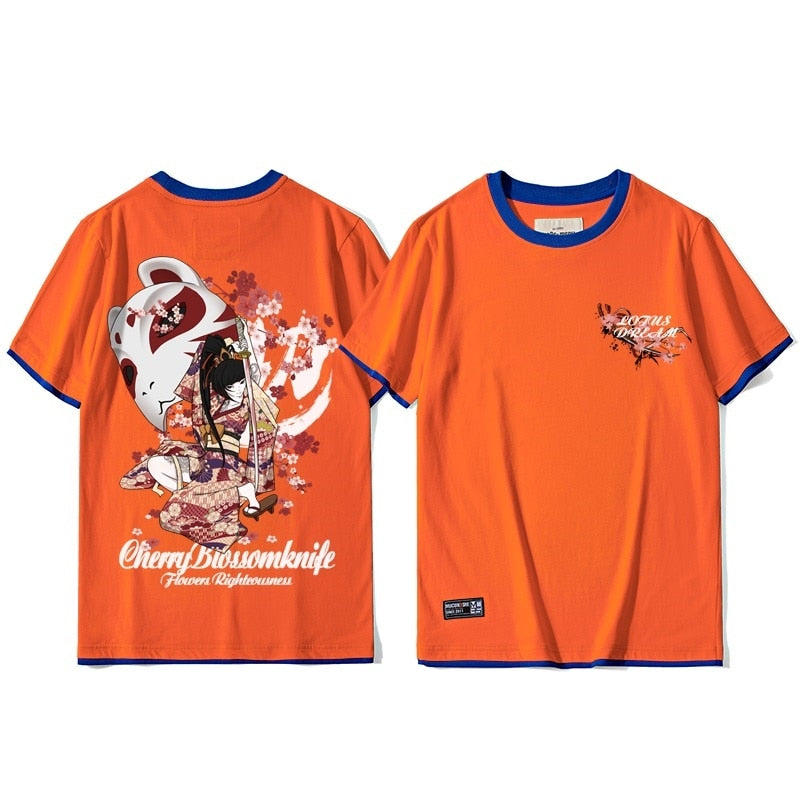 kitsune blossom t-shirt