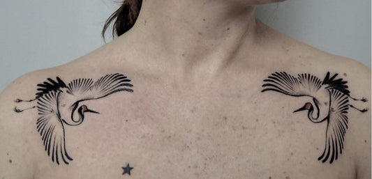 Japanese Crane Tattoos