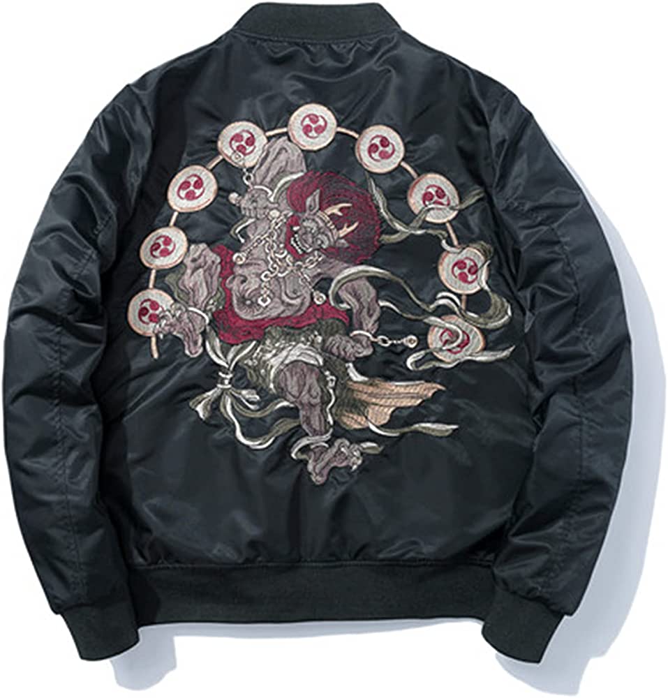 Japanese Bomber Jackets – Japanese Oni Masks