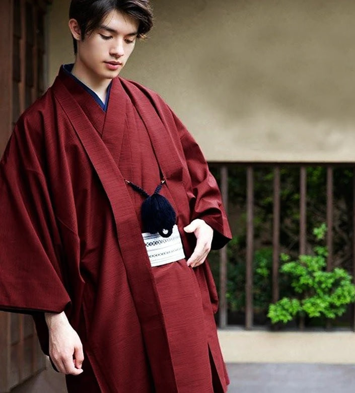 solid color traditional kimono