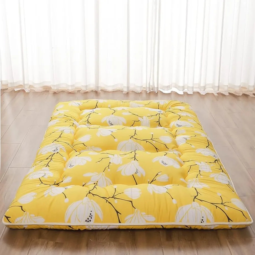 Japanese futon floor mattress and Japanese-style floor bedding