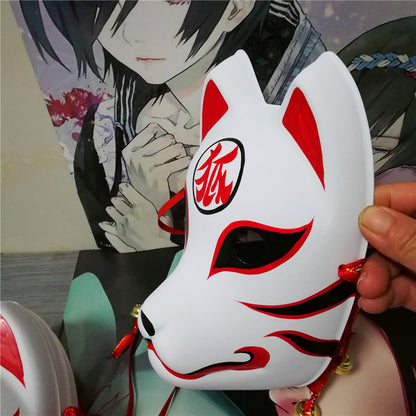 Full Face Japanese Kitsune Mask - product image 2