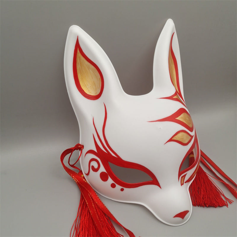 Enchanted Kitsune Half Face Party Mask