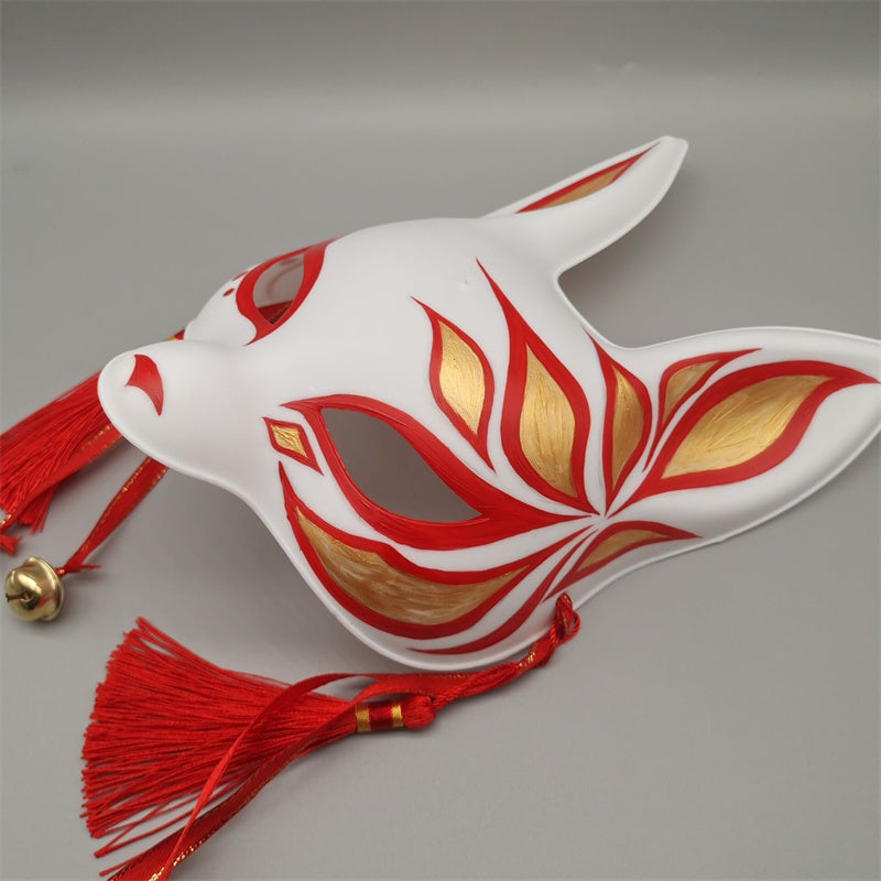 Enchanted Kitsune Half Face Party Mask