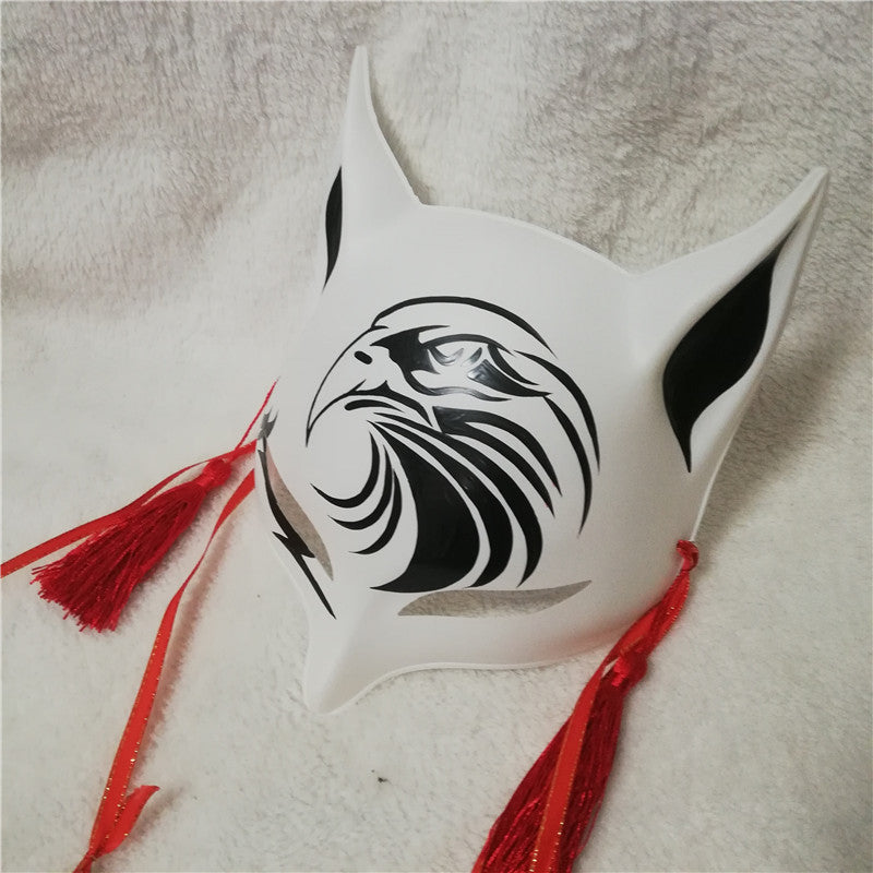 Black Eagle Kitsune Mask