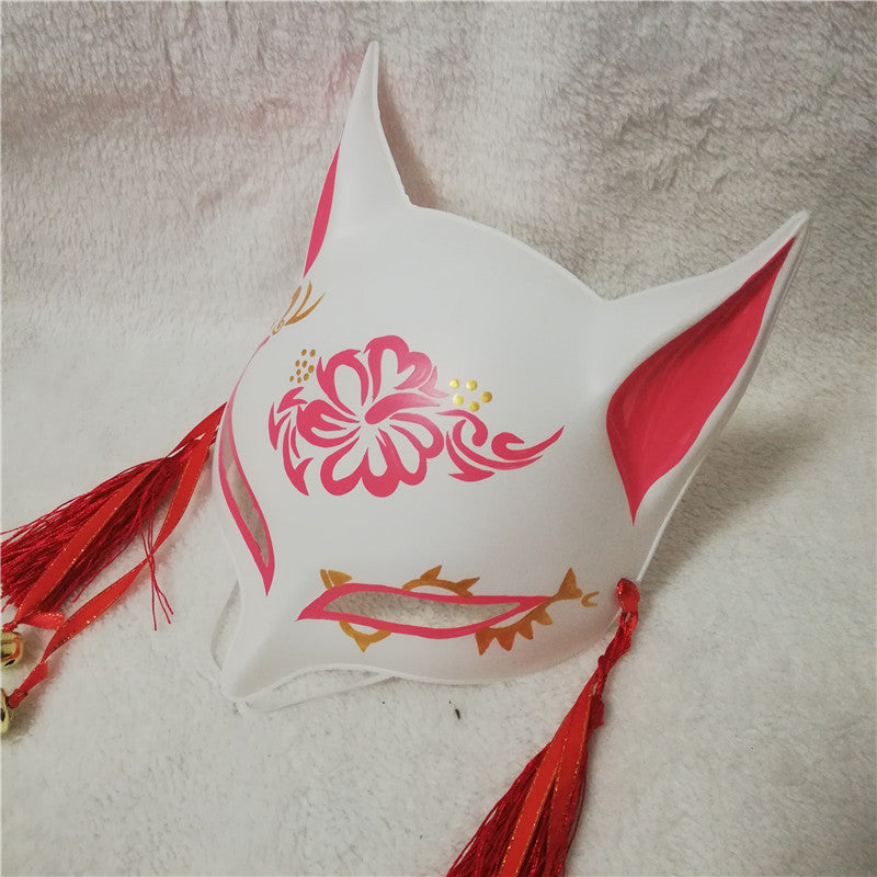 Bright Fox Kitsune Japanese Mask