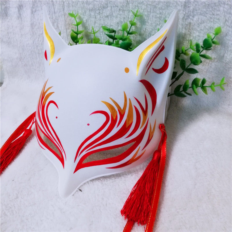 Celestial Pastel Japanese Kitsune Mask – Japanese Oni Masks