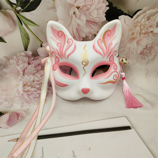 Elite Fox Hand-painted Japanese Mask