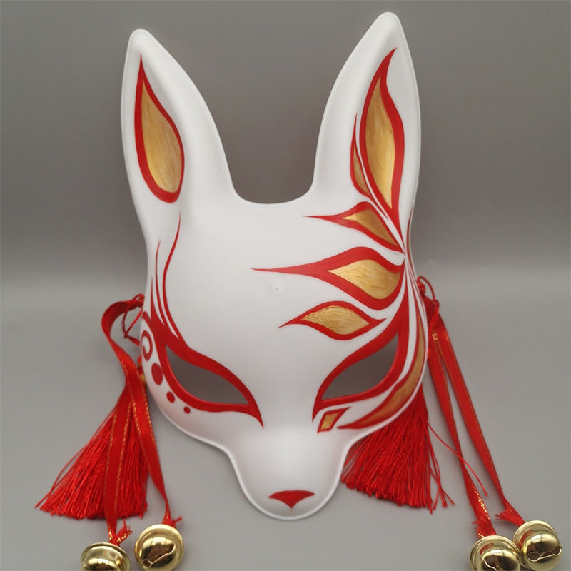 Enchanted Kitsune Half Face Party Mask