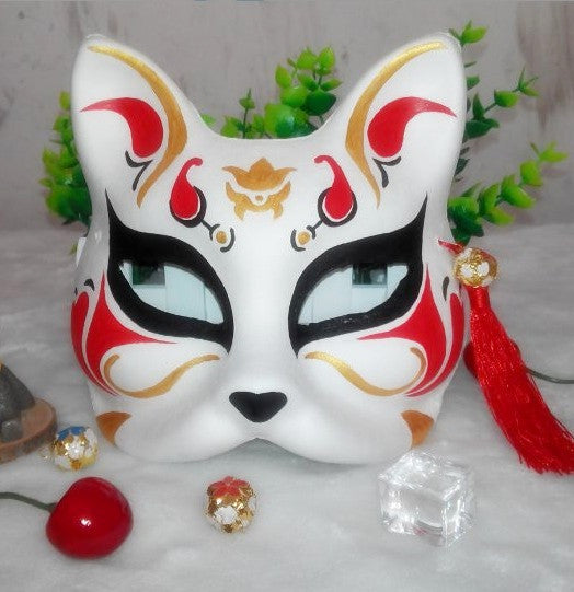 Enigmatic Japanese Fox Mask – Japanese Oni Masks