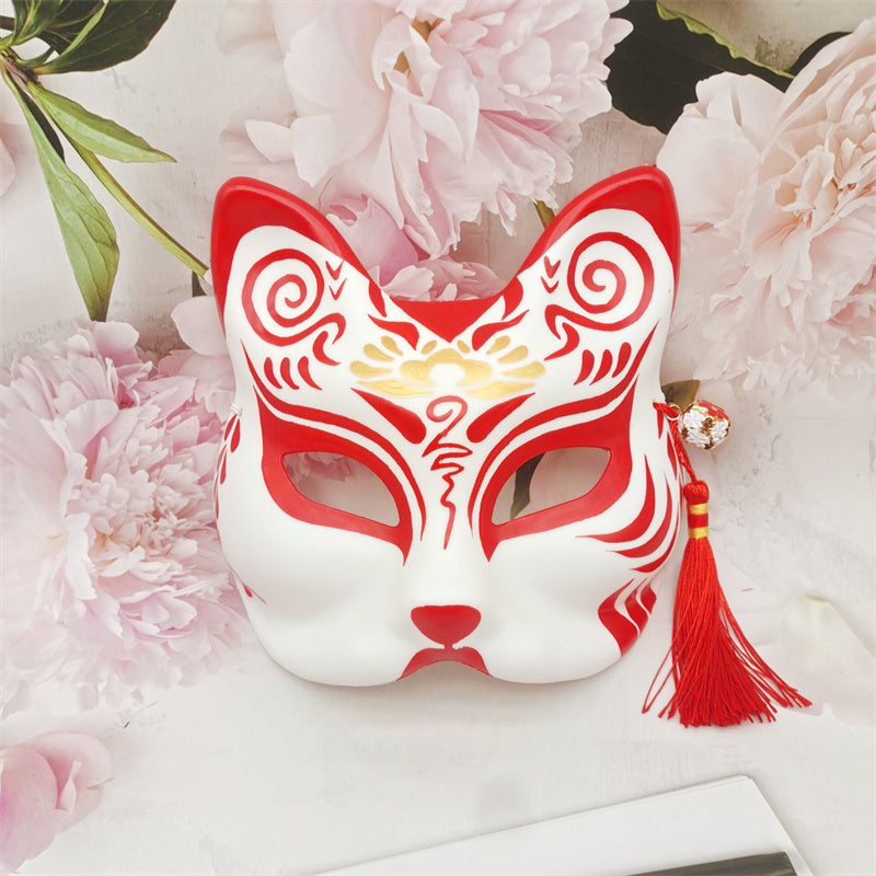 Festival Spirit Cat Kitsune Mask