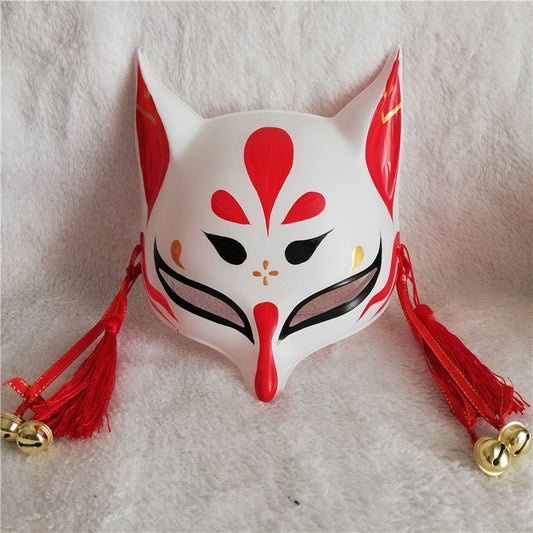 Fiery Veil Kitsune Mask