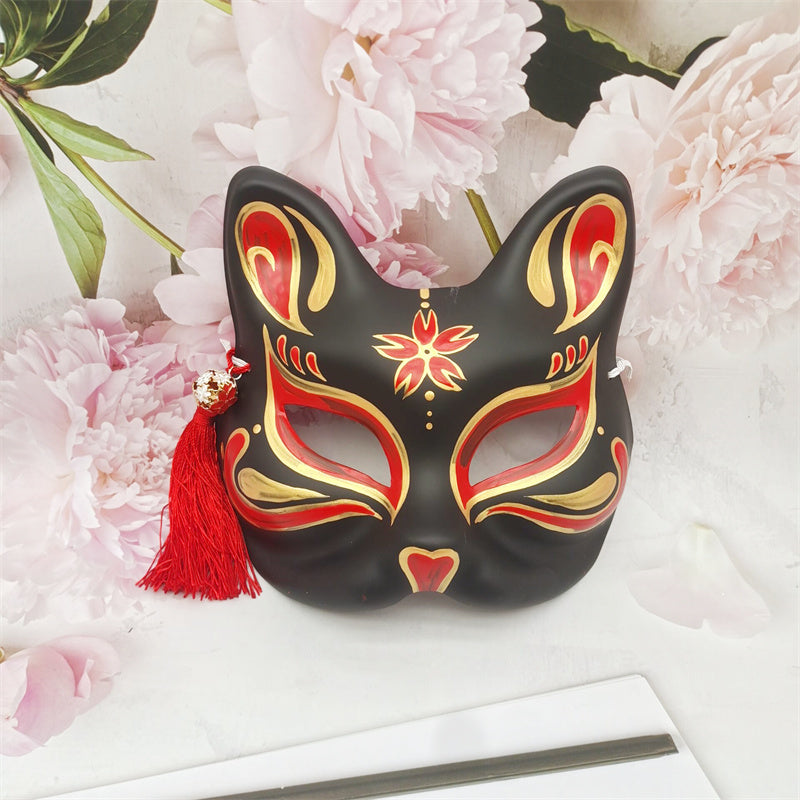 Fox Cat Festival Half Face Mask