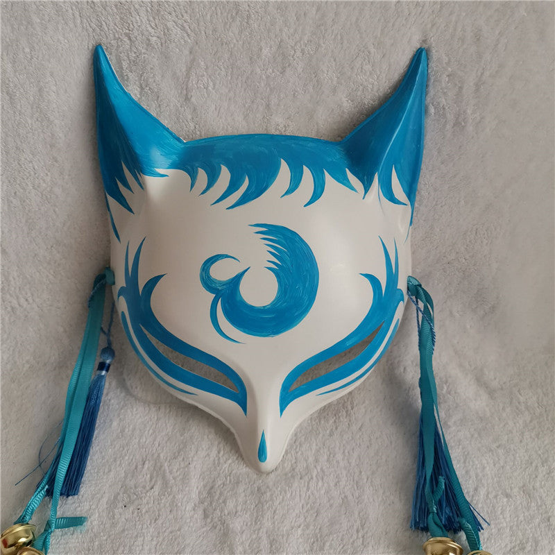 Fox Painted Tassel Mask