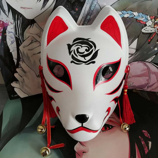 Full Face Fox Mask for Cosplay Costume