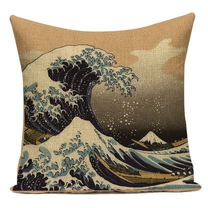 Japanese Woman & Nature Cushion Cover - product image 4
