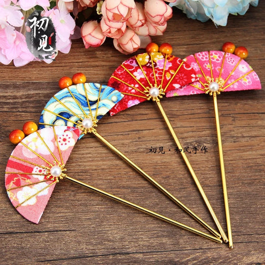 Cherry Blossom Kanzashi Hair Stick