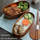 Natural Wooden Japanese Bento Box