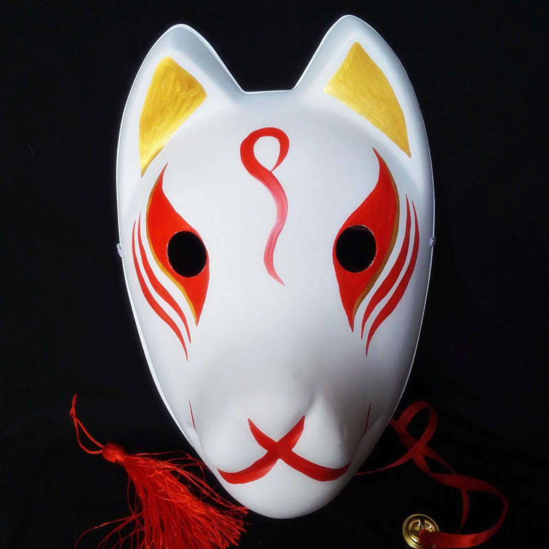 Halloween Japanese Kitsune Fox Mask