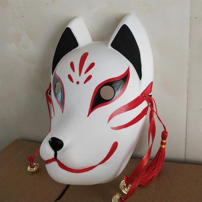 Hand Painted Kitsune Large Fox Mask - product image 2