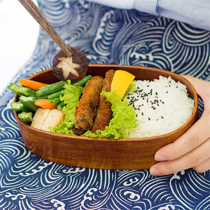 Natural Wooden Japanese Bento Box - product image 5