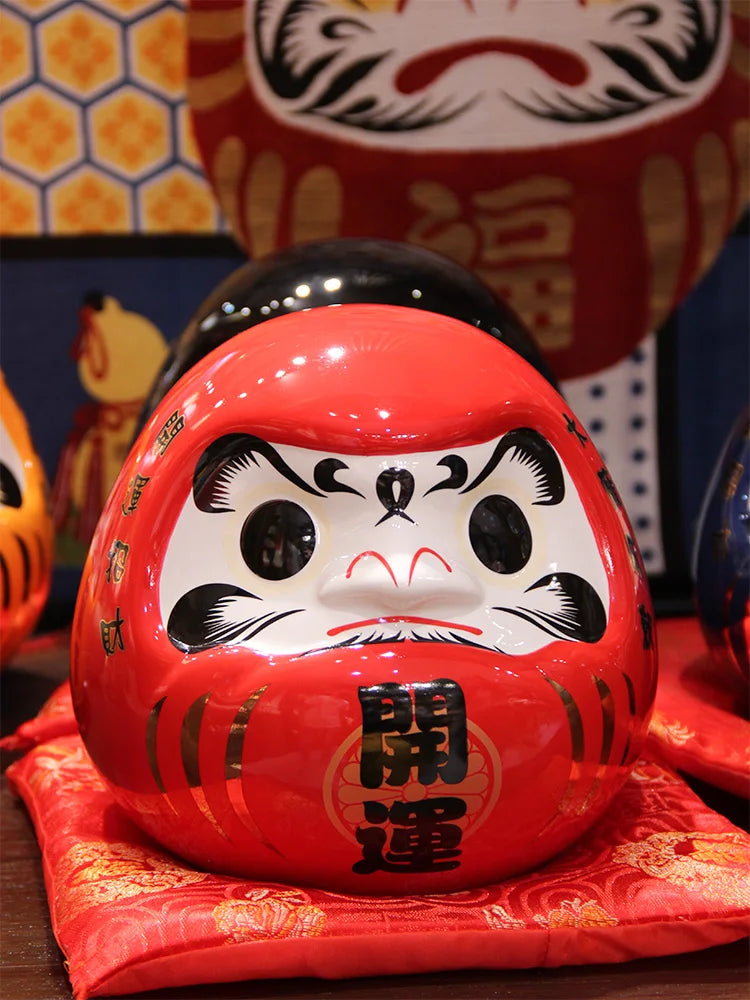 Ceramic Japanese Daruma Doll