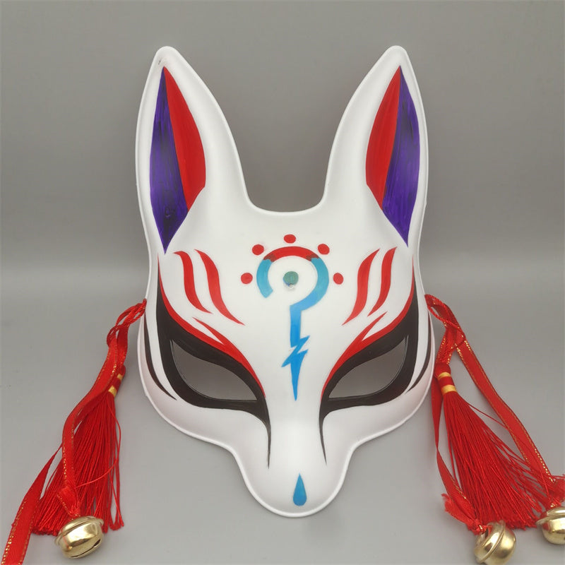 Japanese Inu Mask Japanese Fox Warrior Kitsune Mask – Japanese Oni Masks