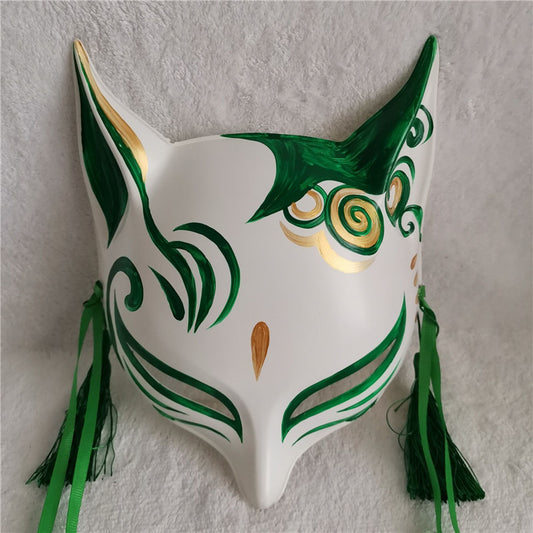 Kitsune Costume Cosplay Japanese Mask