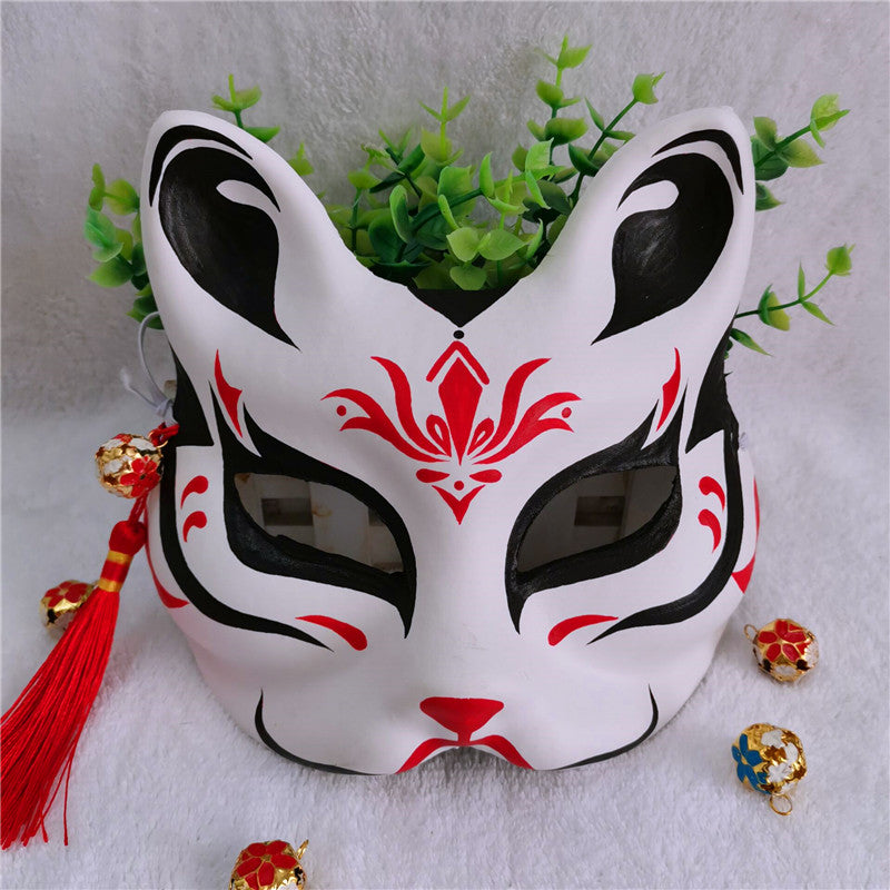 Fox Mask Types Masquerade Fox Cat Face Mask – Japanese Oni Masks