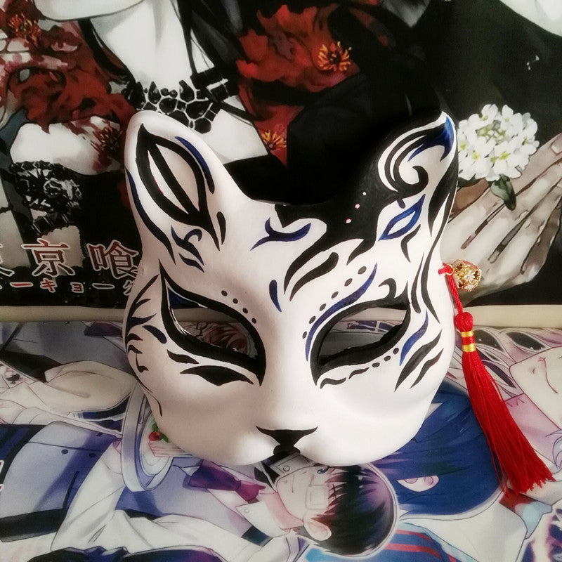 Obsidian Shadow Kitsune Mask