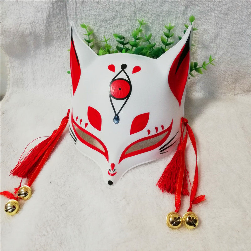 Red Vision Kitsune Half Face Mask