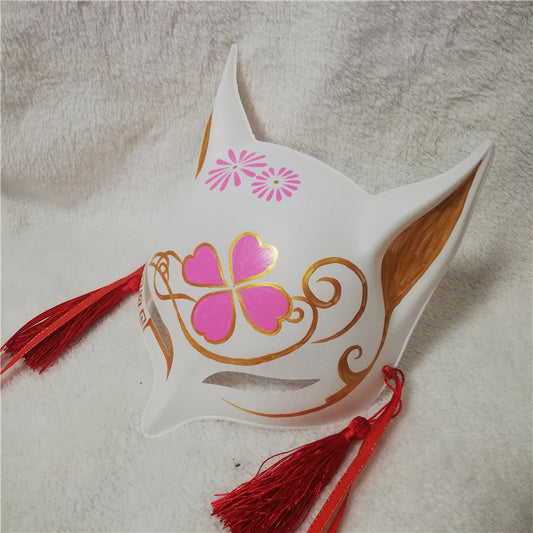 Rose Petal Kitsune Mask