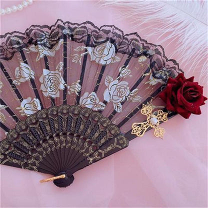 Creative Japanese Lace Hand fans - product image 27