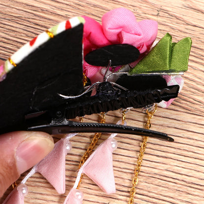 Japanese Hairpin Flower Tassel Clip - product image 5