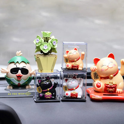 Mini Waving Japanese Lucky Cat - product image 2