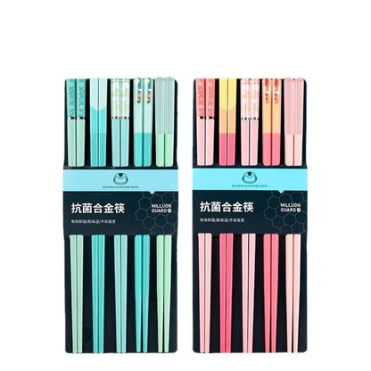 Colorful 5 Pairs Japanese Chopsticks - product image 2