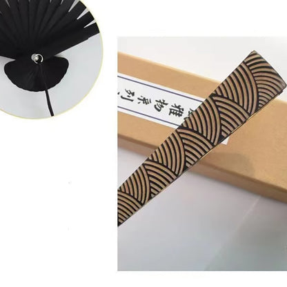 Bamboo Printed Japanese Hand Fans - product image 7