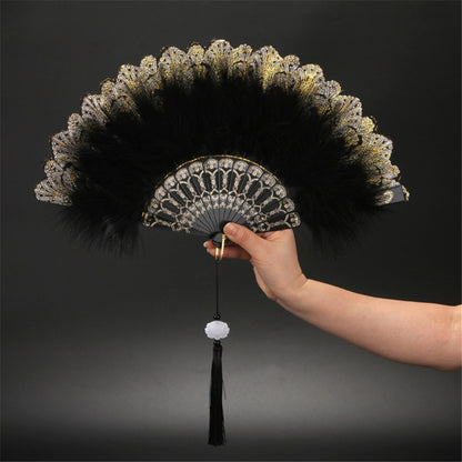 Feather Hand Fan Japanese Style - product image 12