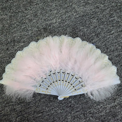 Japanese Folding Feather Hand Fan - product image 11