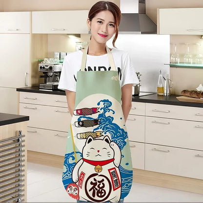 Japanese Lucky Cat Apron - product image 3